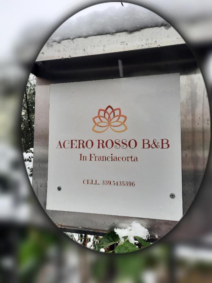 Acero Rosso B&B In Franciacorta Ербуско Екстер'єр фото